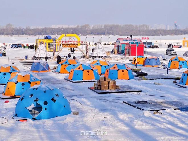 ｜松花江冰雪嘉年华解锁冬日新玩法pg模拟器电脑版暖帐冰钓煮火锅(图6)
